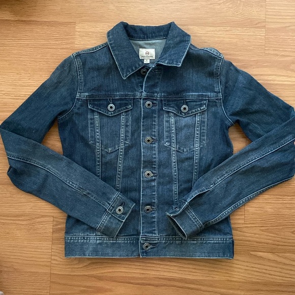 ❤️ AG Denim Jacket Robyn Size XS NWOT - Picture 2 of 15